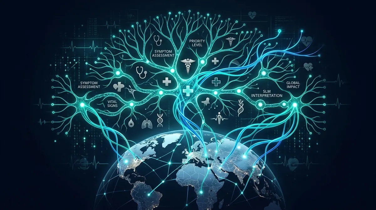 Domain-Adapted Small Language Models for Reliable Clinical Triage