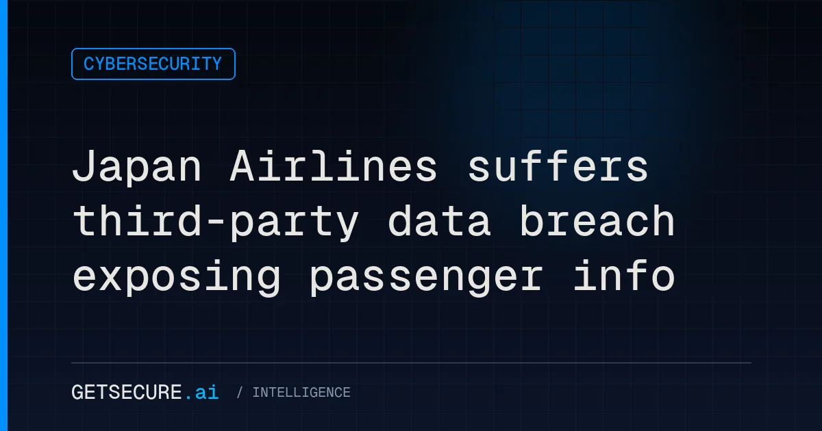 Japan Airlines suffers third-party data breach exposing passenger info