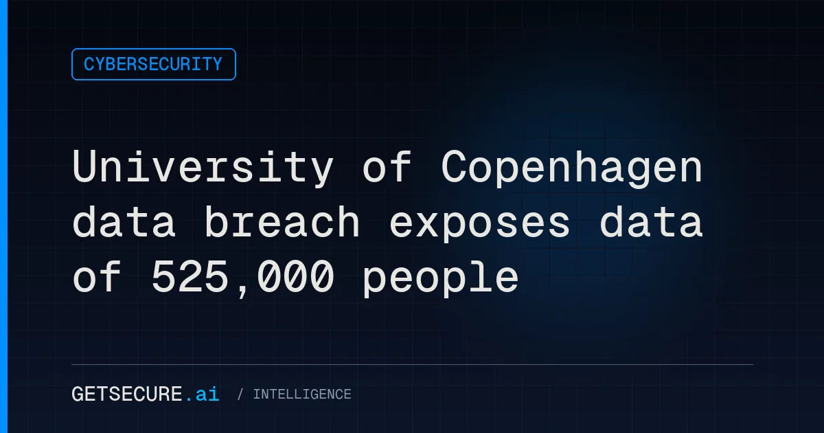 University of Copenhagen data breach exposes data of 525,000 people